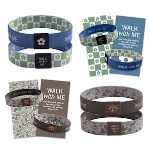 2026 LDS Youth Theme Walk With Me Bracelets | Woven Reversible Wristband | Stretch | YW Jewelry, Gifts for Young Women, Girls Camp Swag