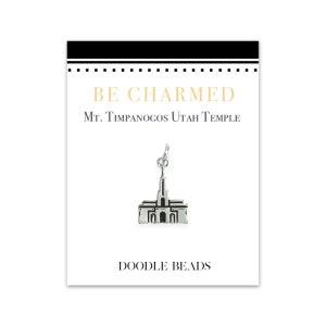Mt. Timpanogos Temple, LDS Temples, Mt Timpanogos Utah Temple charms, LDS Wedding, temple charm bracelet, temple Necklace or temple keyring