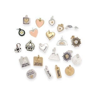 2022 YW Theme Charms, Trust in the Lord, LDS Young Women Theme, Bracelet charms, Necklace charms, Youth Theme Church Logo Charm