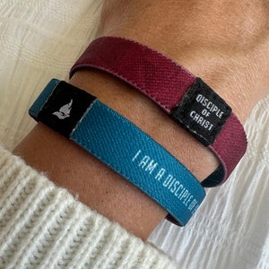 I am a Disciple of Jesus Christ 2024 LDS Youth Theme Bracelet, Reversible Woven Stretch Wristband, Gifts for YW, YM & Primary Age Children image 10