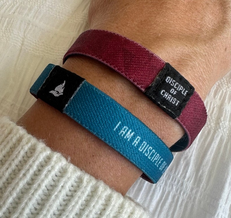 I am a Disciple of Jesus Christ 2024 LDS Youth Theme Bracelet, Reversible Woven Stretch Wristband, Gifts for YW, YM & Primary Age Children image 10