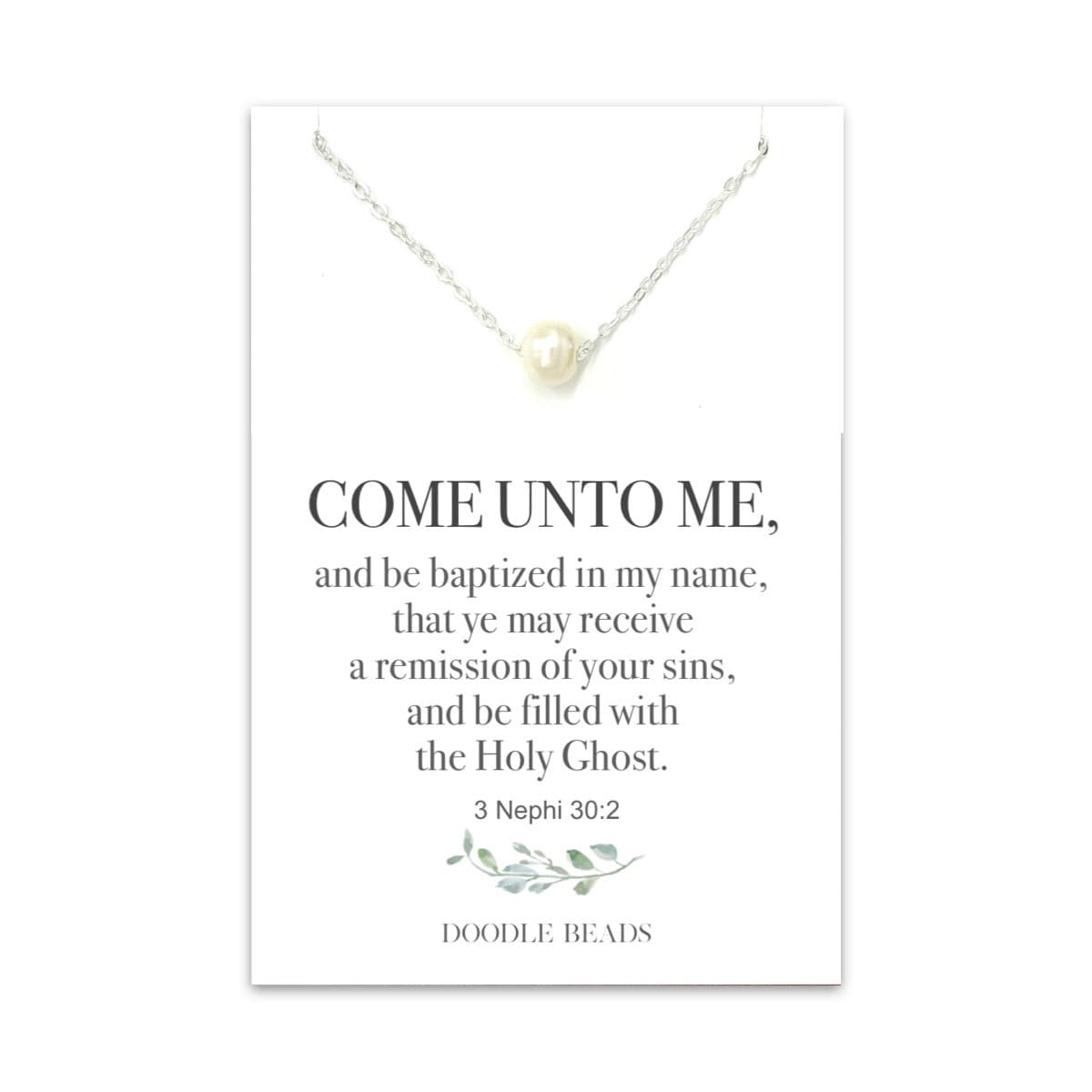 Baptism Gifts for Women Convert Baptism Gift Pearl Solitaire - Etsy
