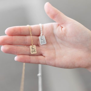 Be Still Psalms 46:10 hanger ketting, christelijk geloof cadeau voor vrouwen, religieuze bijbelvers sieraden, wees stil en weet dat ik God ben afbeelding 3