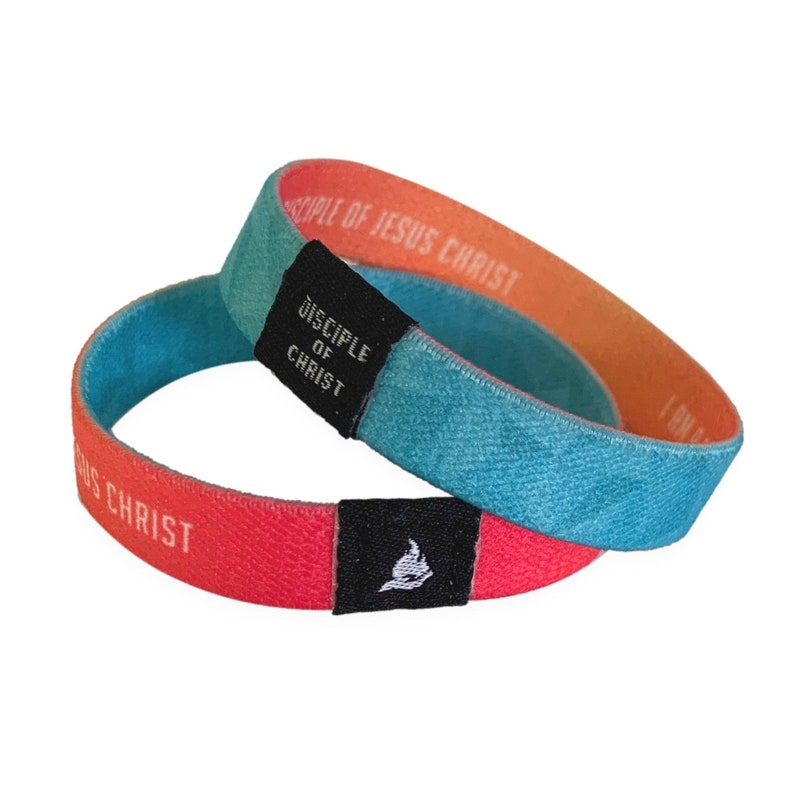 I am a Disciple of Jesus Christ 2024 LDS Youth Theme Bracelet, Reversible Woven Stretch Wristband, Gifts for YW, YM & Primary Age Children image 5