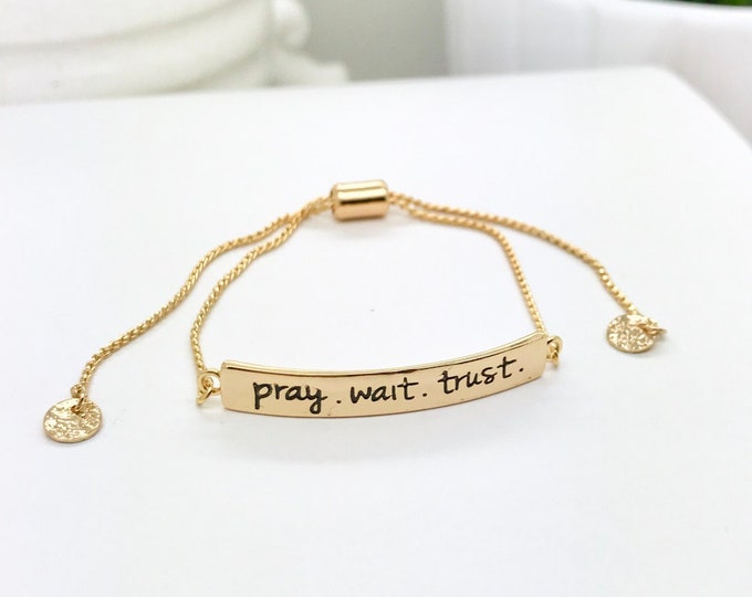 Pray Charm Bracelet main image 1