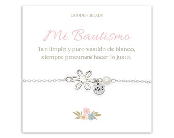 Spanish Baptism Gift for Girl, HLJ Bracelet, Haz Lo Justo, Regalo de bautismo, LDS Jewelry, Church of Jesus Christ, La Iglesia de Jesucristo