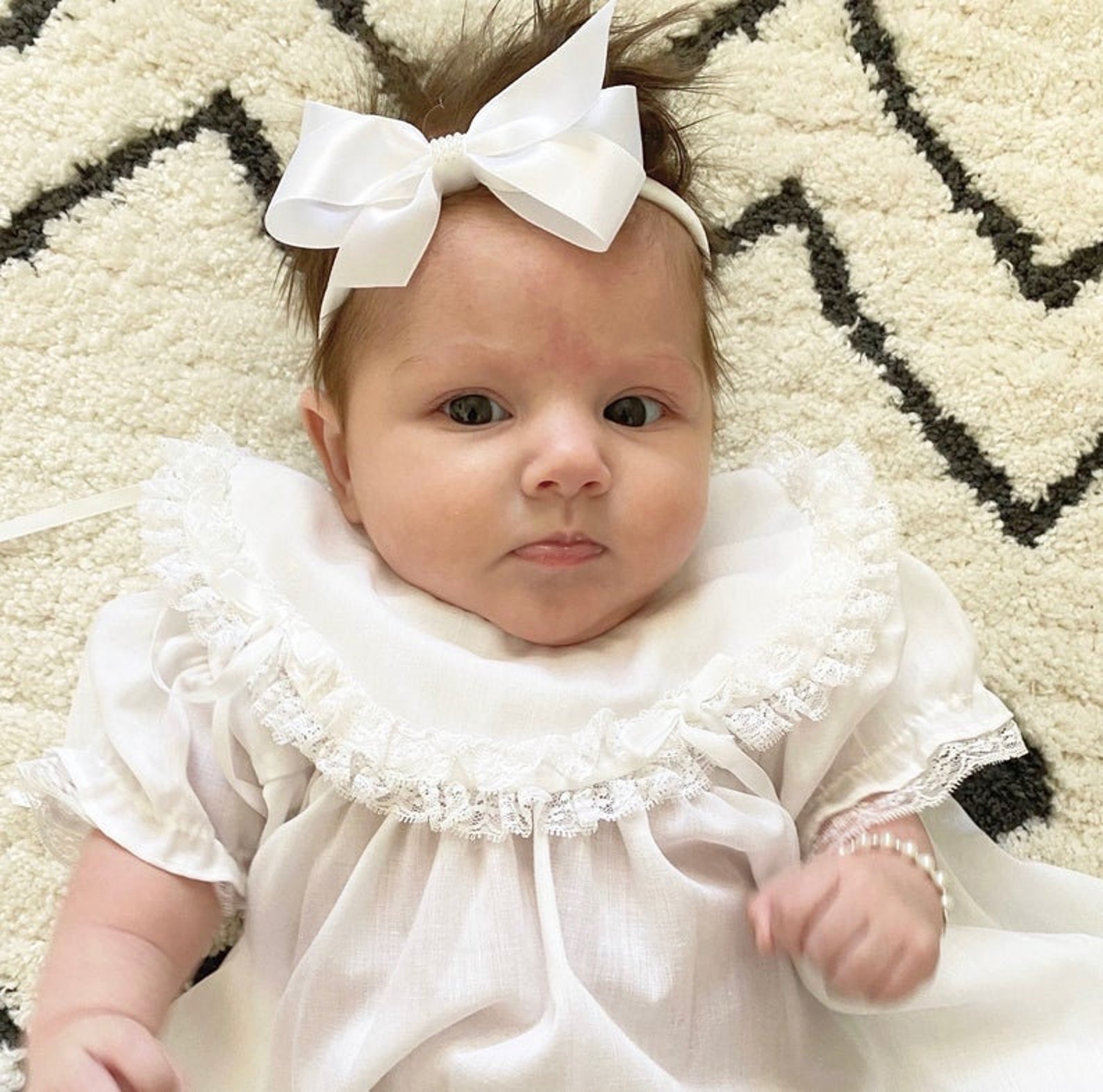 Christening Headband Baptism Headband Blessing Headband Etsy