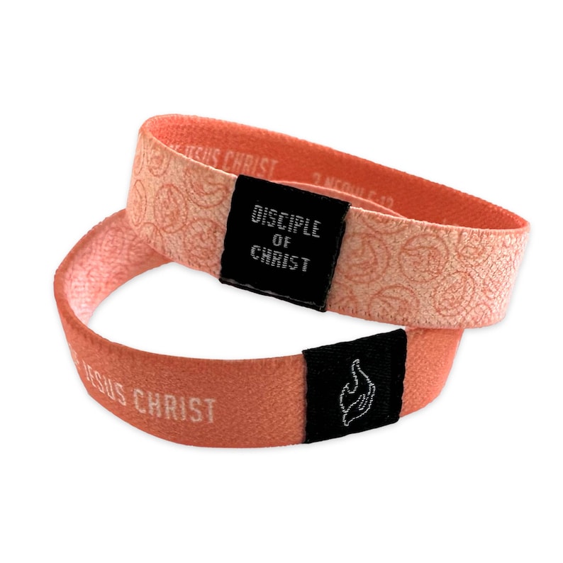 I am a Disciple of Jesus Christ 2024 LDS Youth Theme Bracelet, Reversible Woven Stretch Wristband, Gifts for YW, YM & Primary Age Children image 3