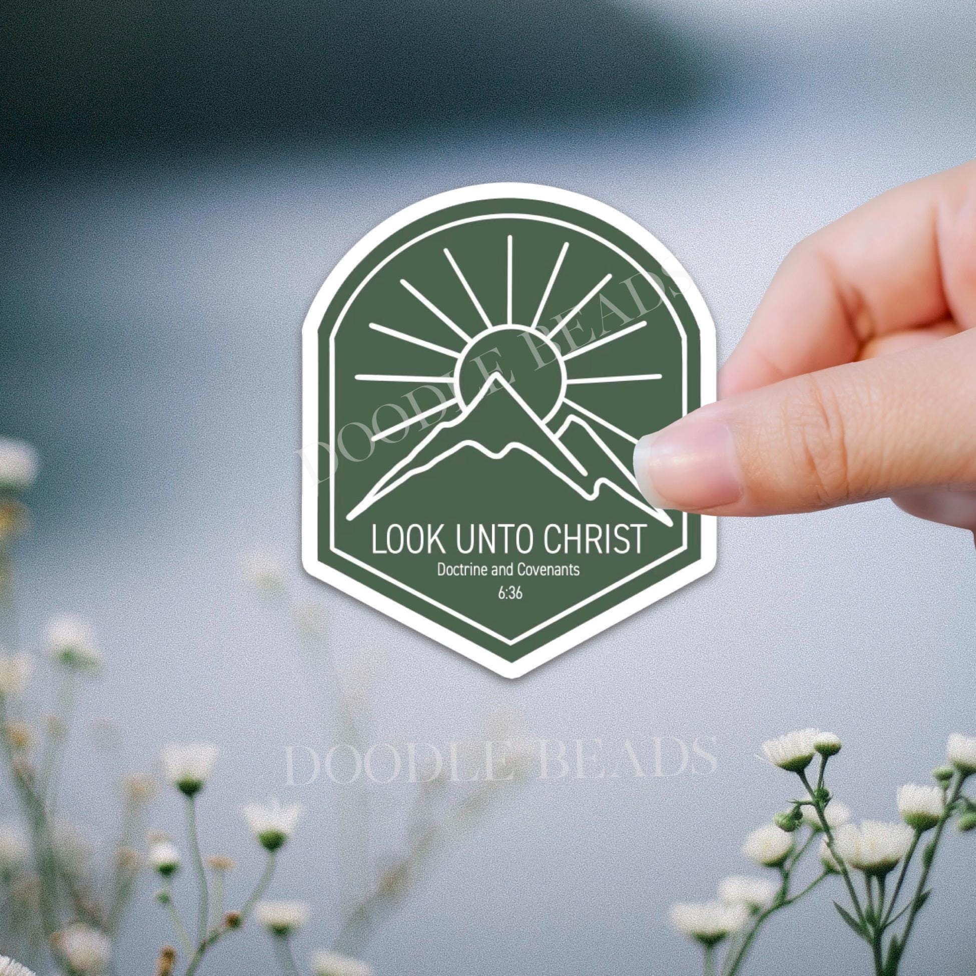 Yw Code Sticker 2025 LDS Youth Theme | Look Unto Christ Vinyl Sticker | Waterproof and ...