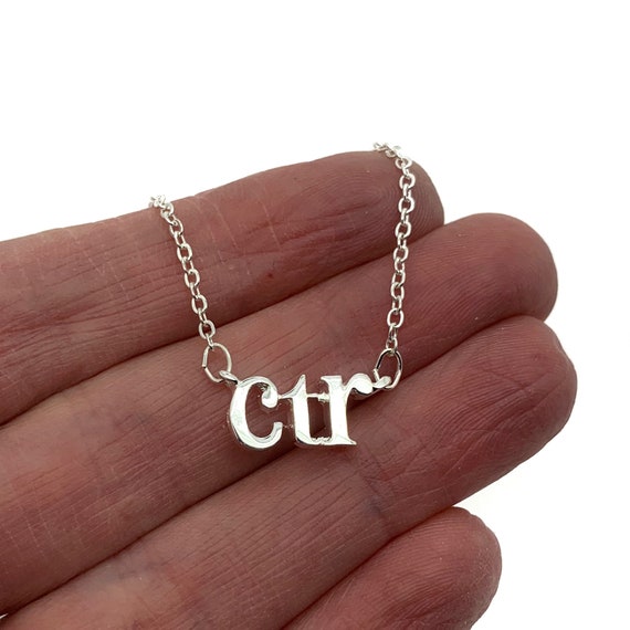 LDS CTR Necklace for Girls – Silver 