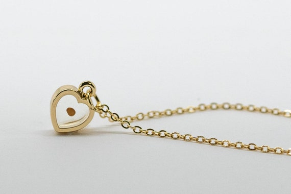 Oneress Collana Con Ciondolo A Forma Di Seme Di Senape, Cuore E Farfalla - Acciaio Inox Con Zirconi - Regalo Religioso Significativo Per Donne E Ragazze - 4