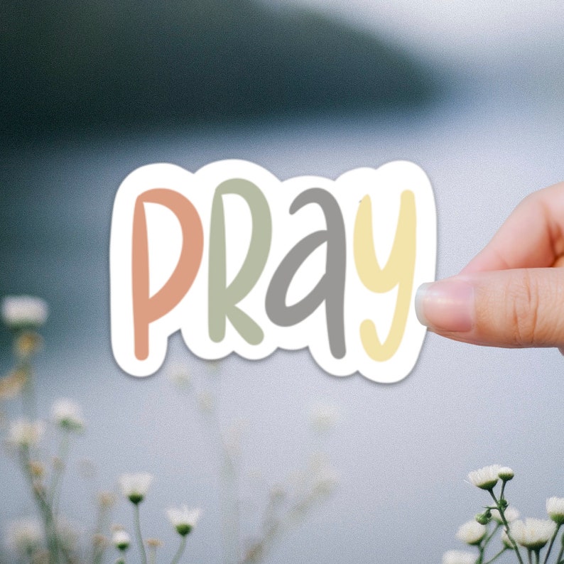 Prayer Sticker Layout Pray Sticker, Prayer Stickers, Christian Stickers for Women ...