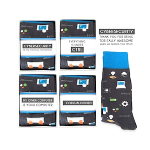 Cybersecurity gifts, Cyber Security Gift Ideas, Fun Computer Coding Technology Socks for Security Professionals, Everything is under CTRL