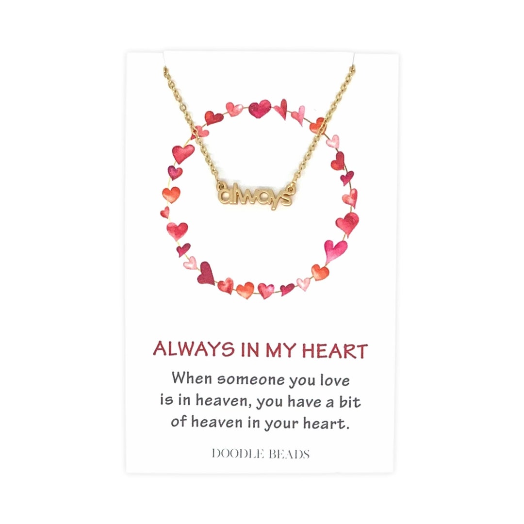 Sympathy Gift for Grieving Child Always Necklace or Tie Bar & Etsy