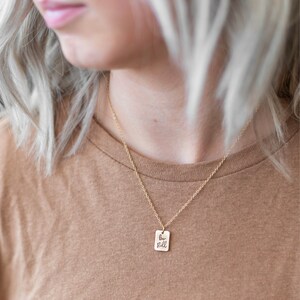 Be Still Psalms 46:10 hanger ketting, christelijk geloof cadeau voor vrouwen, religieuze bijbelvers sieraden, wees stil en weet dat ik God ben afbeelding 6