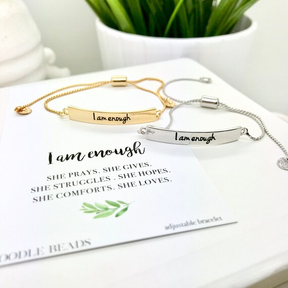 I am enough bracelet deals