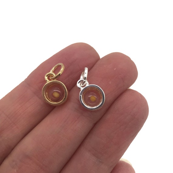 Bracciale Della Fede Con Seme Di Senape – Perline Pietra Naturale 8mm, Ciondoli Cuore E Montagna, Acciaio Inox, Regalo Cristiano Uomo/Donna