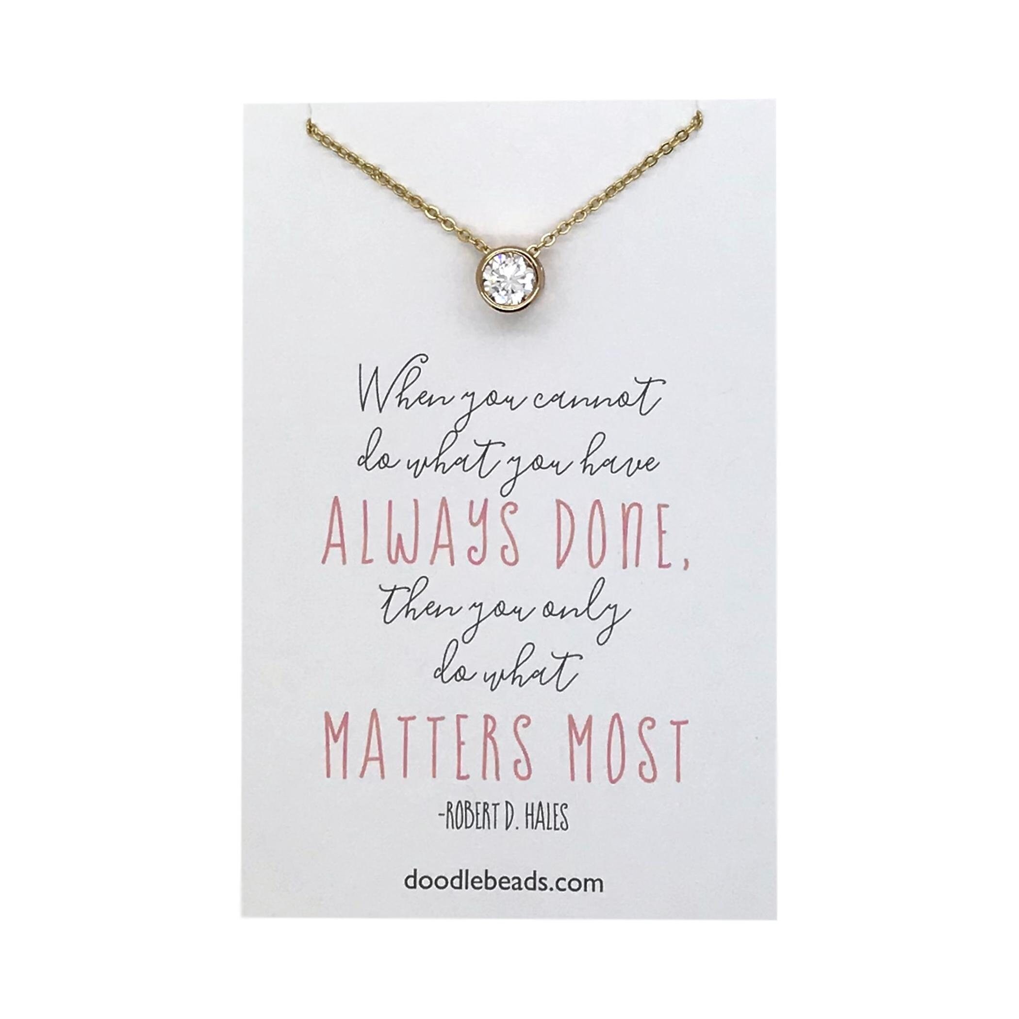 Family matters most necklace discount