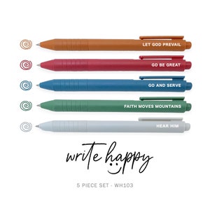 LDS Missionary Journaling-pennen, gelpennen gekleurde inkt, schriftmarkering, notities maken, zendingscadeauset briefpapier, LDS Youth, YM-cadeaus