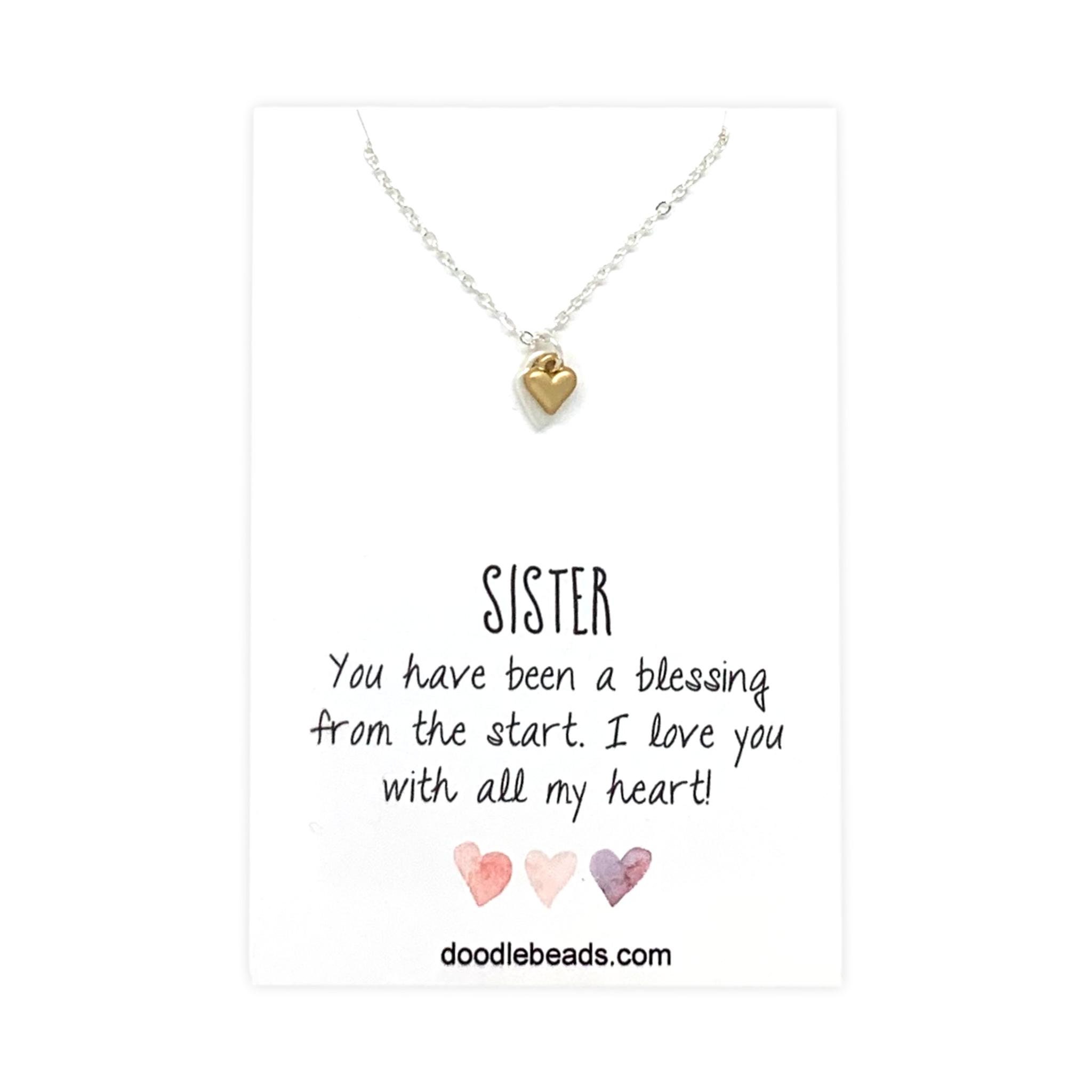 Unbiological Sisters Best Friend Necklace – Stamps of Love, LLC