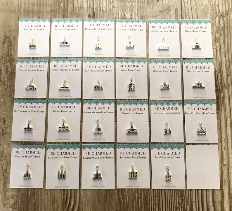 LDS temple charms Salt Lake Temple Charm pendant mormon Etsy