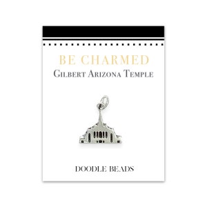 Gilbert Temple, LDS Temples, Gilbert Arizona Temple charms, LDS Wedding, Mormon temple charm bracelet, temple Necklace or LDS temple keyring