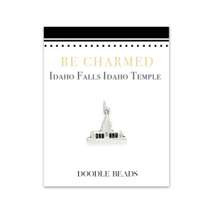 Idaho Falls Temple, LDS Temples, Idaho Falls Temple charm, LDS Wedding, LDS temple charm bracelet, temple Necklace or temple keyring charm