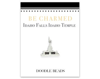 Idaho Falls Temple, LDS Temples, Idaho Falls Temple charm, LDS Wedding, LDS temple charm bracelet, temple Necklace or temple keyring charm