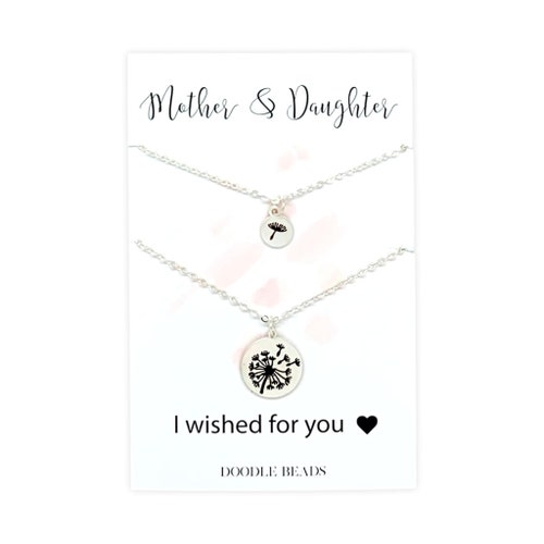Mother Daughter Necklace DANDELION 