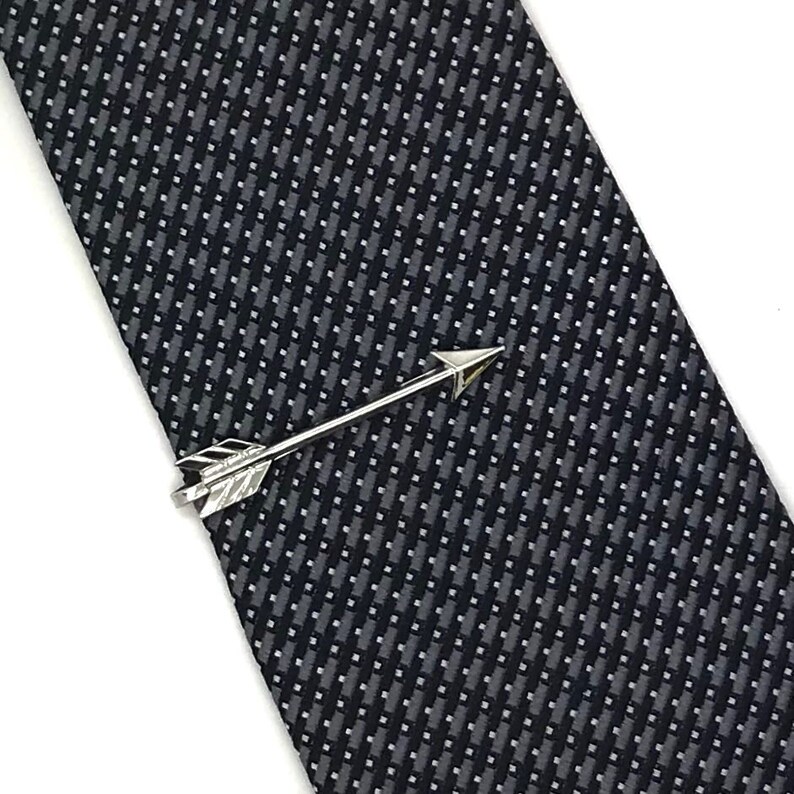 Aim high New job promotion gift Graduation Gift Tie clip skinny tie Silver or gold Arrow tie bar Father/'s Day Gift new adventure,