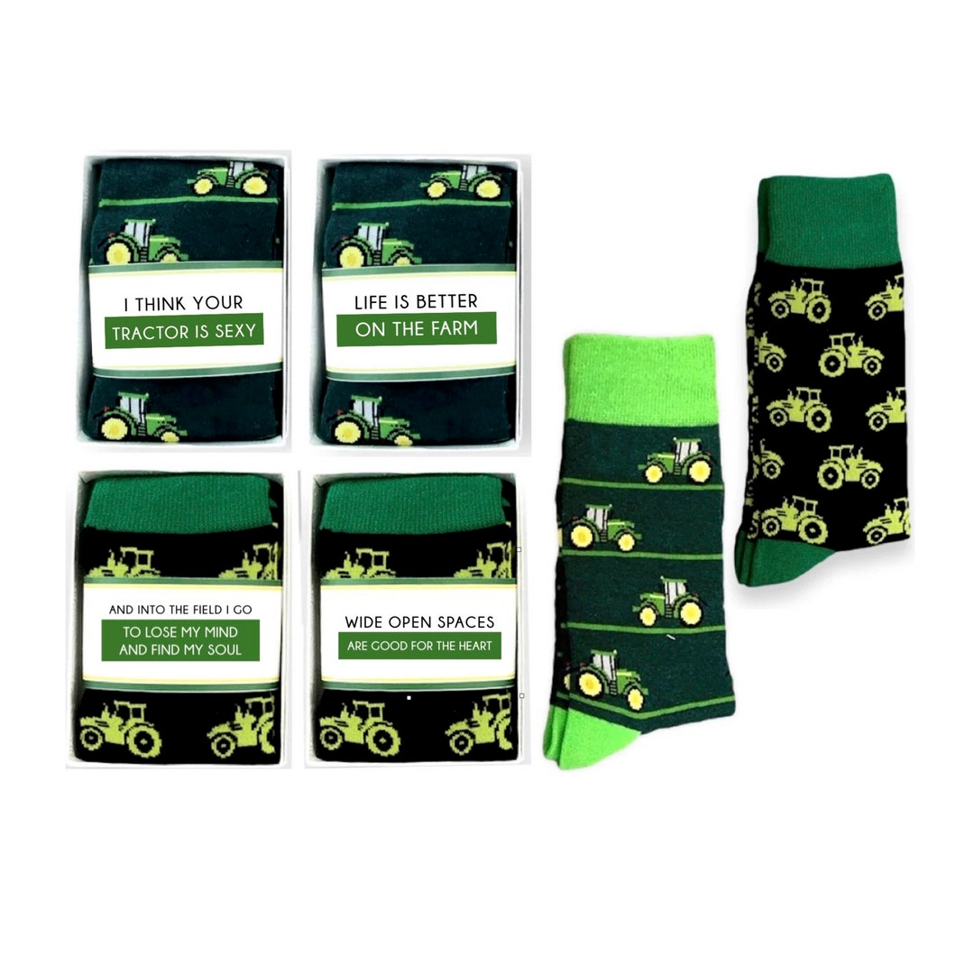 Funny Tractor Gifts, Farmer Boyfriend, Husband, Novelty Printed Tractor