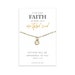 Mustard Seed Necklace, Silver or Gold Faith necklace, If you have faith as small as a mustard seed, choose carded with quote or in gift box 