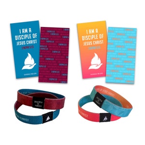 I am a Disciple of Jesus Christ 2024 LDS Youth Theme Bracelet, Reversible Woven Stretch Wristband, Gifts for YW, YM & Primary Age Children image 7