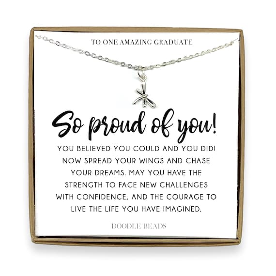 Silver Small Stacked Dragonfly Necklace in Pastel Silver Small Stacked Dragonfly Necklace in Pastel