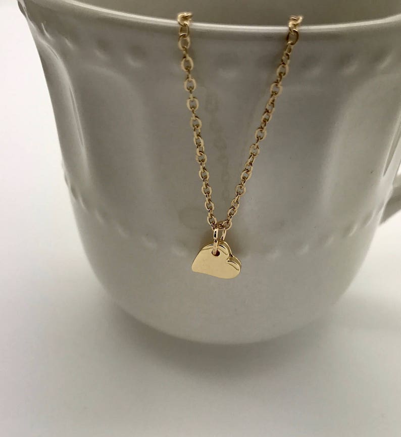 Graduation Gift for Her Graduation Necklace Tiny Heart Etsy