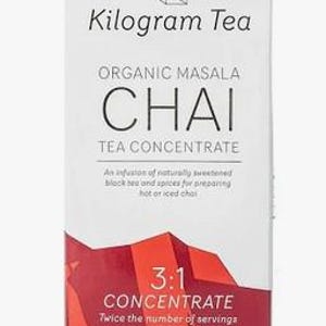 Kilogram Organic Chai Tea Liquid Super Concentrate Carton 32oz