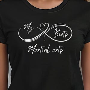 My heart beats martial arts t shirt | karate taekwondo judo BJJ shirt | martial arts unisex t-shirt