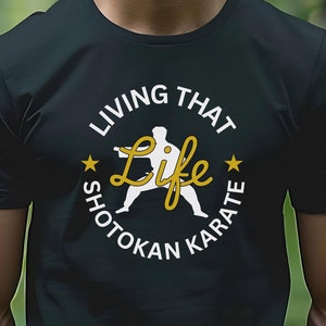 living that Shotokan karate lift Unisex t-shirt | shotokan karate t shirt | karate style t shirt | martial arts tee