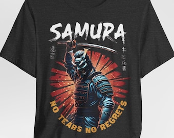 Samurai Graphic Tee, Japanese Martial Arts Shirt