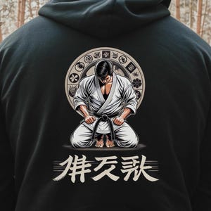 Sweat à capuche de karaté | à capuche de karaté pour homme | cadeau d&#39;arts martiaux à capuche | sweat à capuche karaté papa copain mari