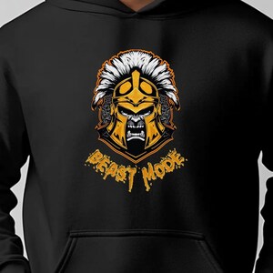 Beast Mode Hoodie - Fierce mma martial arts Heavy Blend hoodie for Fitness Lovers, Gym Apparel, Motivational Gift for mma martial artist