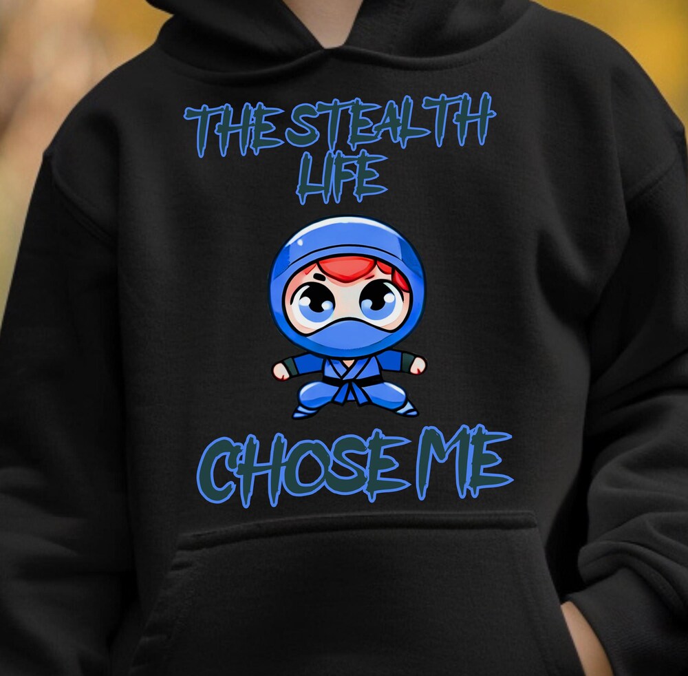 Ninja Stealth Kids Hoodie | Little Ninja Kids Hoodie | Fun Ninja Kids Hoodie | Kids Martial Arts Gift New Hoodie