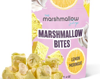 lemon meringue marshmallow bites