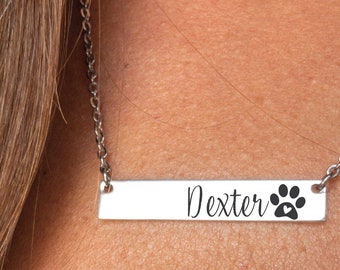 Dog name chain cheap