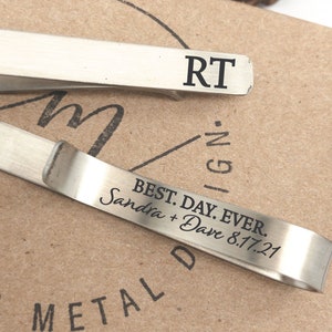 personalised tie with initials