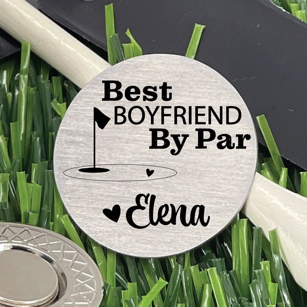 Personalized Gift for Boyfriend Gifts for Men Sports Gifts for Him Valentines Day Gift from Girlfriend Golf Ball Marker Boyfriend Valentines
