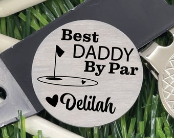 Golf Gifts for Dad Golf Gifts for Men Sports Gifts for Him Birthday Gift for Dad Golf Ball Marker Personalized Dad Bday Gift Idea Birthday