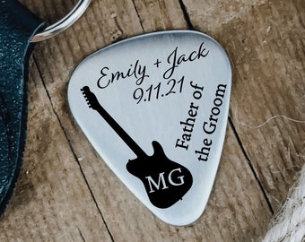 Personalized Father of the Groom Guitar Pick Gift Wedding Gift For Father of the Groom Guitar Pick Gift Idea Gift Father of the Groom Pick