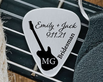 Bridesman Gift Brother Gift Bridesman Guitar Pick Gift For Him Wedding Party Personalized Bridesman Gift For Bridesman Gift for Groomsman