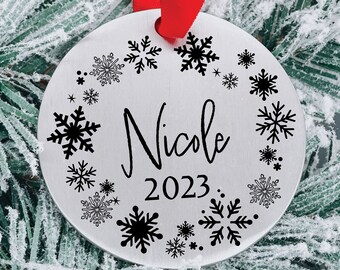 Personalized Kids Christmas Ornament | Personalized 2023 Kids Ornament | Christmas Ornament Personalized 2023 Kids | 2024 Kids Ornament